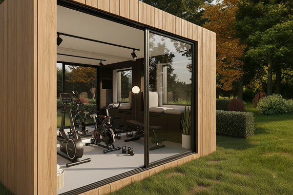 NOOK Base interior as home gym — fitness and yoga studio
