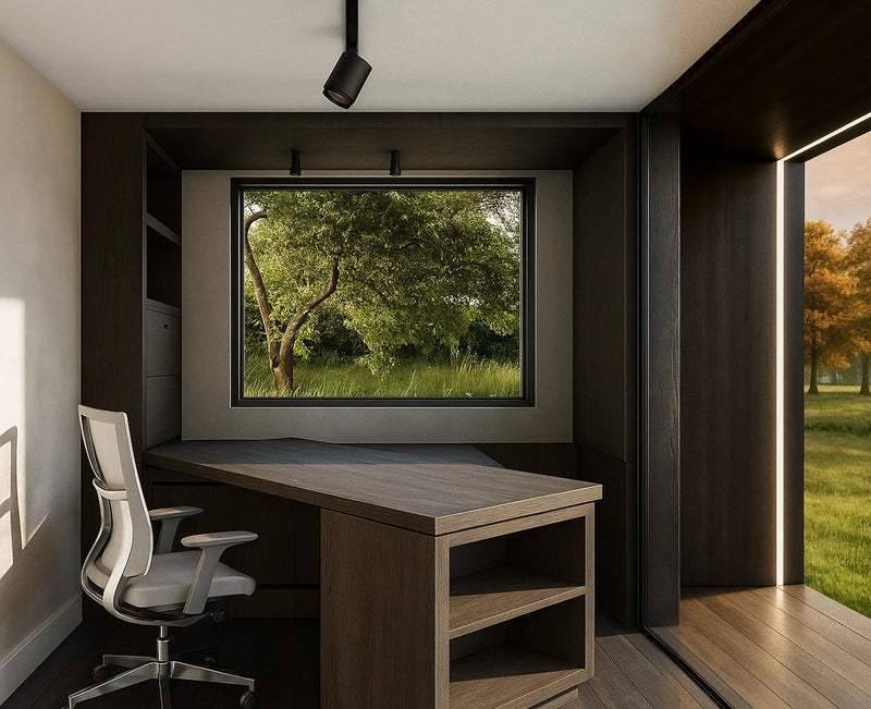 Home Office / Oficina de Jardín