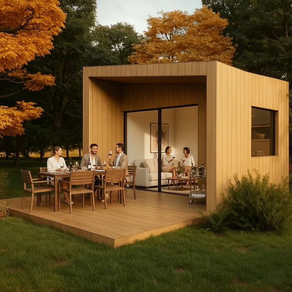 NOOK Base with porch and terrace — outdoor dining and lounge