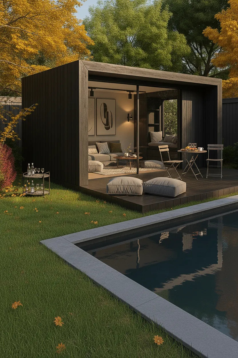 NOOK junto a la piscina en temporada baja