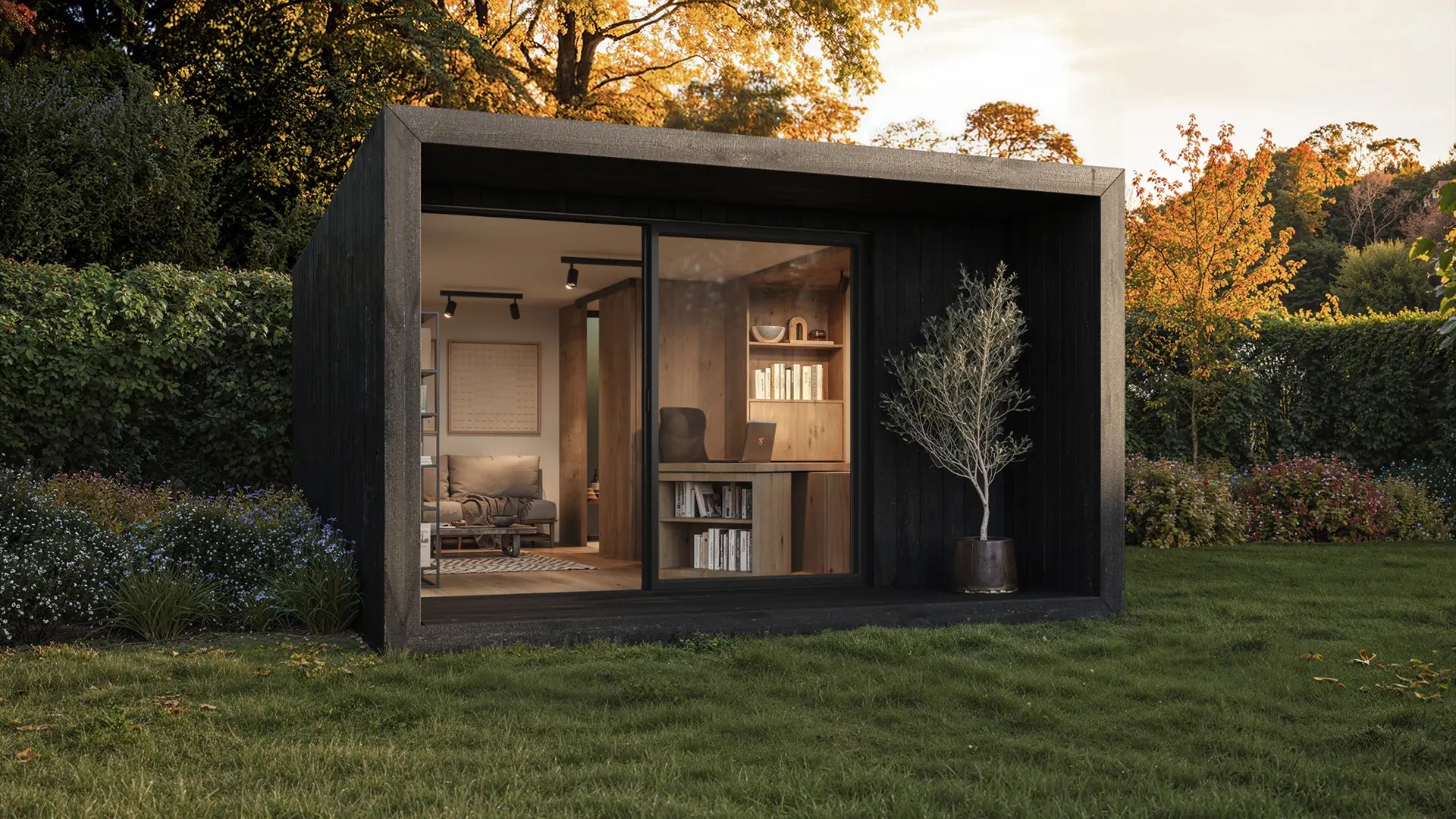 NOOK Doble con Baño Completo, Mobiliario Work y Porche