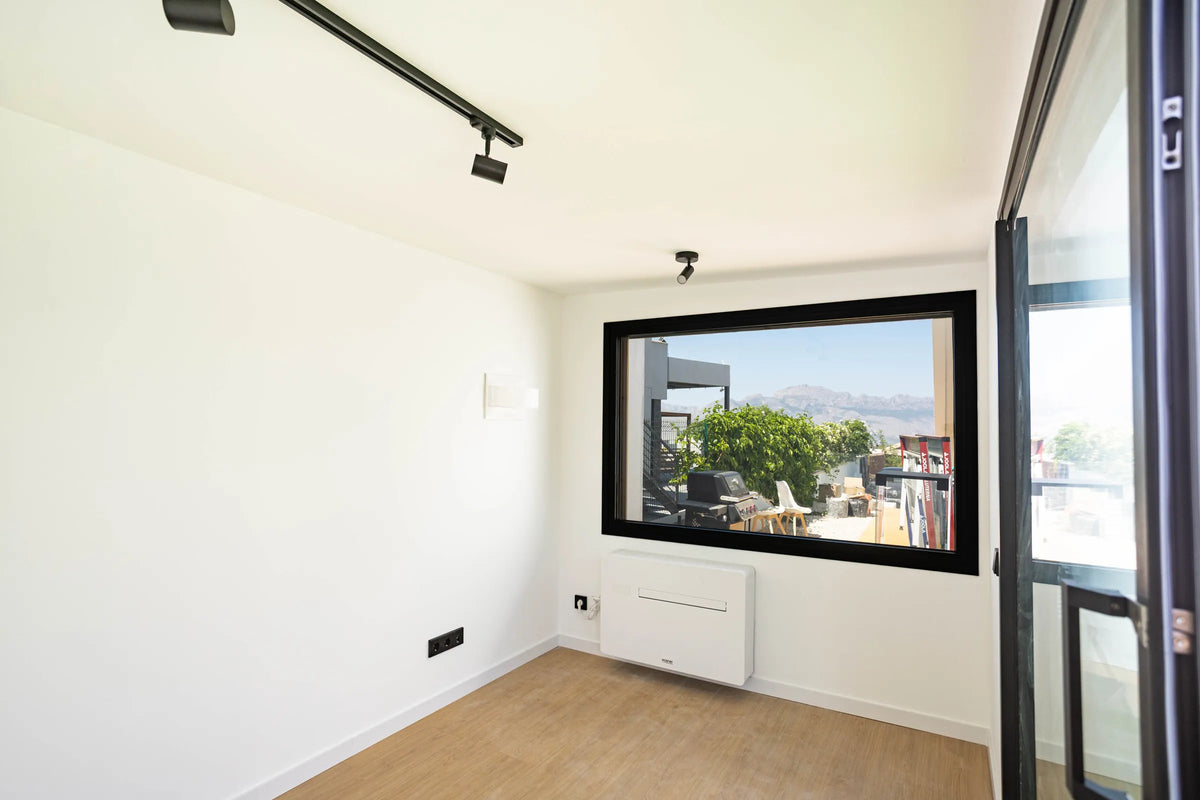 The finished interior of a NOOK 10 installed in a private garden